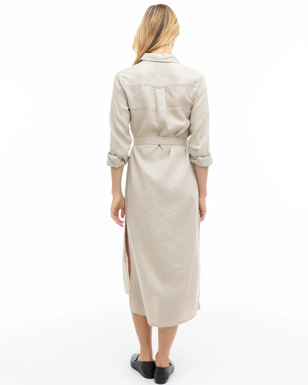 Luxe Linen Shirt Dress - Image 7